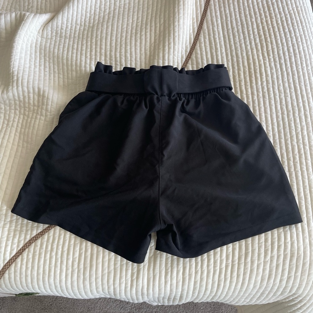 Grace Karin Bowknot Tie Waist Summer Casual Shorts with Pockets